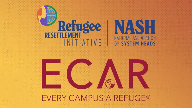 Refugee Resettlement Inititative Nash logo of ECAR (Every Campus A Refuge)